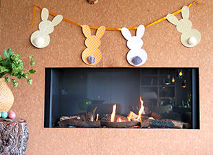 Ostergirlande mit Häschen