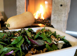 Herbstsalat mit Kürbis