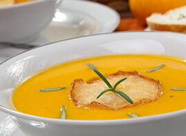 Kürbis-Apfel-Suppe