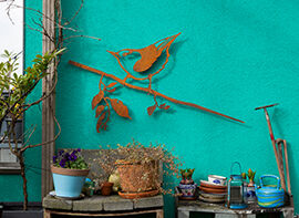 Wanddekorationen für den Garten